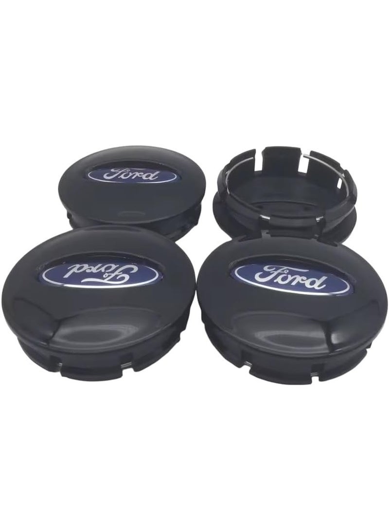 فورد أغطية مركز عجلات السيارة مقاس 65 مم لسيارات فورد | طقم 4 قطع | تركيب سهل - Image 2